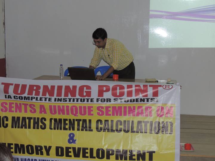 Memory & Vedic maths workshop, Corner Stone, Dimapur, Nagaland · 2015