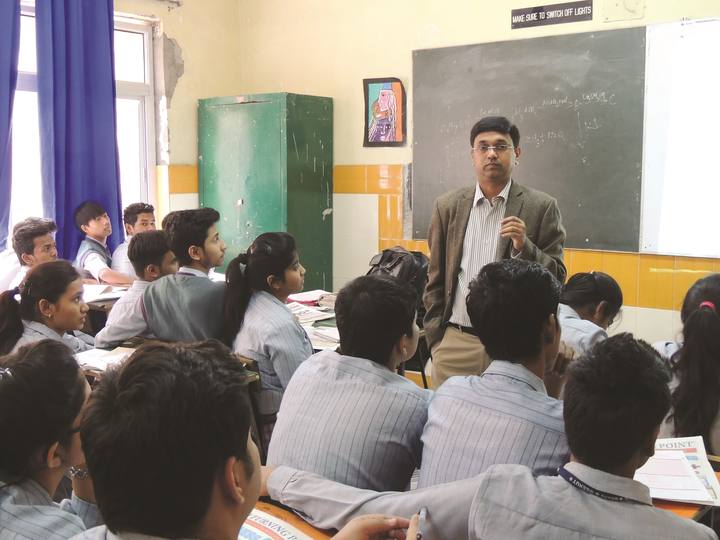 Classroom learning session, KPS · 2016
