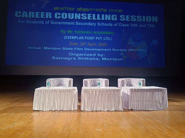 Career Counselling Session, Samagra Shiksha, Manipur · Imphal, April 2023