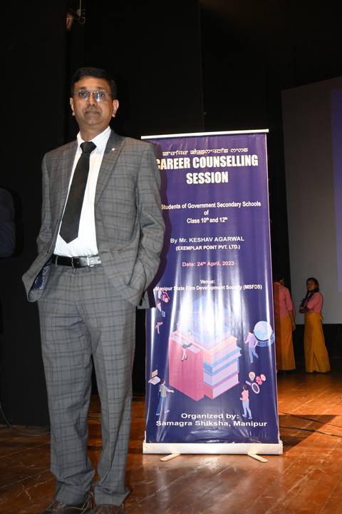 Career Counselling Session, Samagra Shiksha, Manipur · Imphal, April 2023