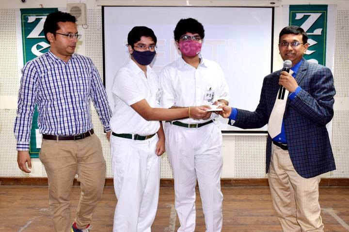 Maths Myriad, Zenith 2023, Judging the inter-school event · New Green Field School, New Delhi